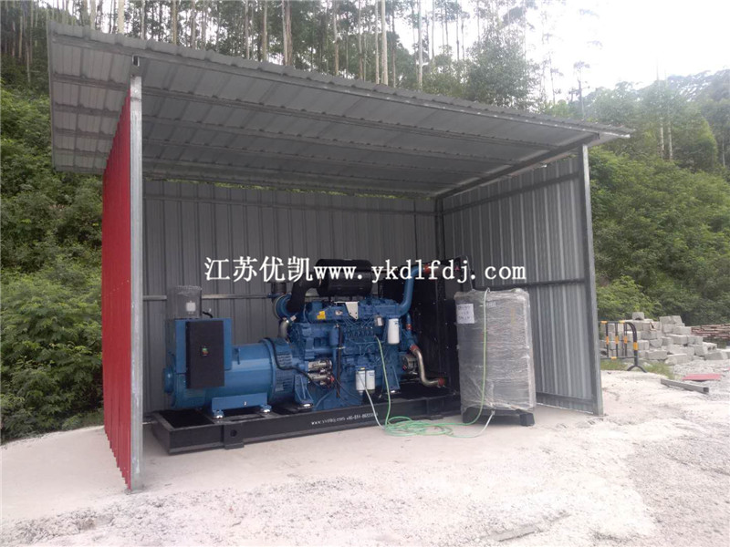 2020年7月2日，500KW玉柴發(fā)電機(jī)組交付廣西來賓某工地使用