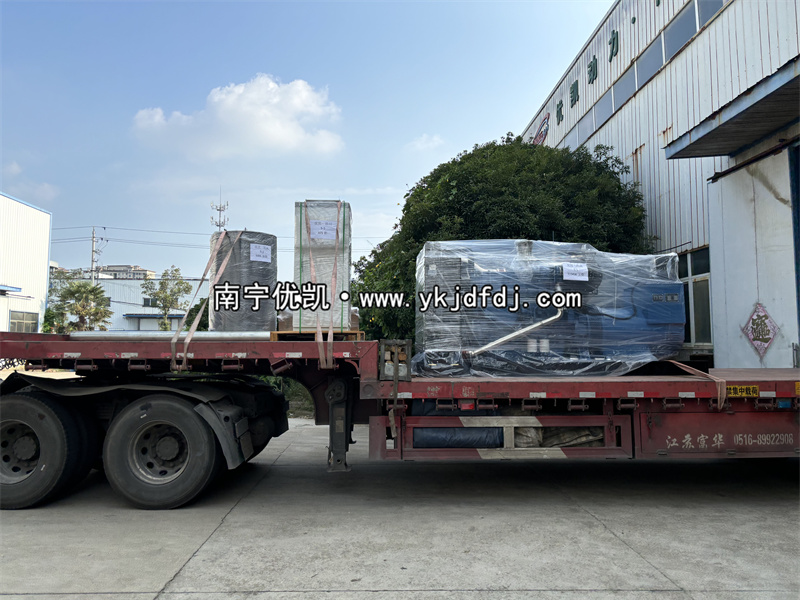 2024年9月18日，梧州藤縣項目315kw玉柴發(fā)電機組裝車發(fā)貨